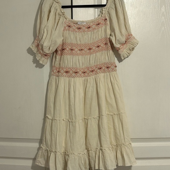 Ivy City Co Leisel White and Pink Women's Dress - Picture 2 of 6